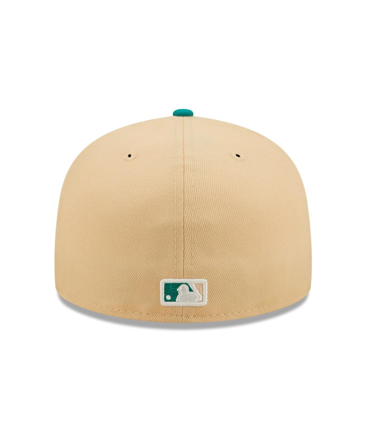 Men's New Era Teal Atlanta Braves Mango Forest 59FIFTY fitted hat - Teal