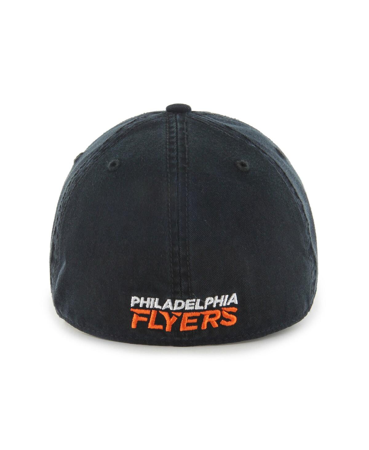 Shop 47 Brand Men's ' Black Philadelphia Flyers Classic Franchise Flex Hat
