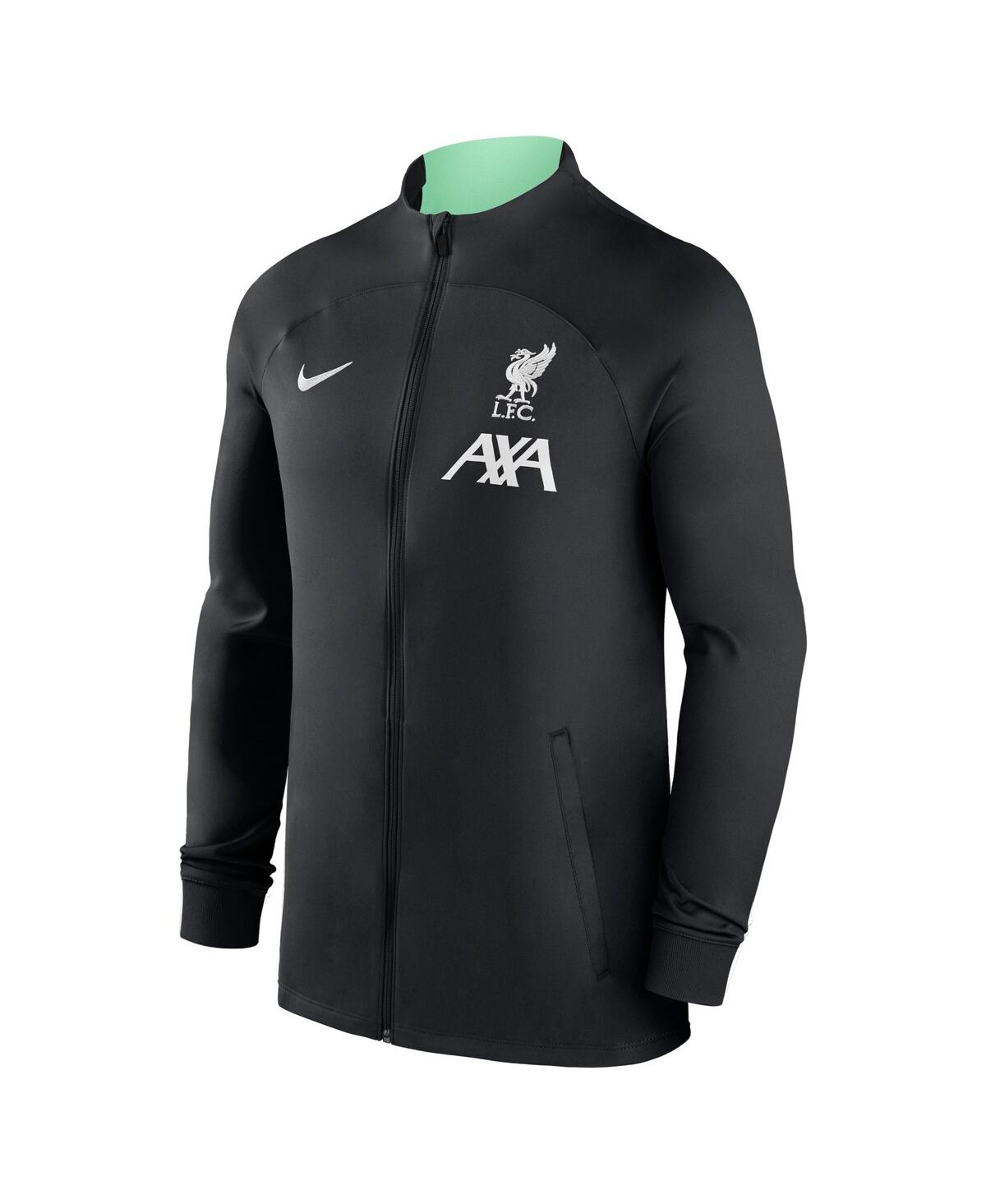 Shop Nike Men's  Black Liverpool 2023/24 Strike Performance Full-zip Track Jacket