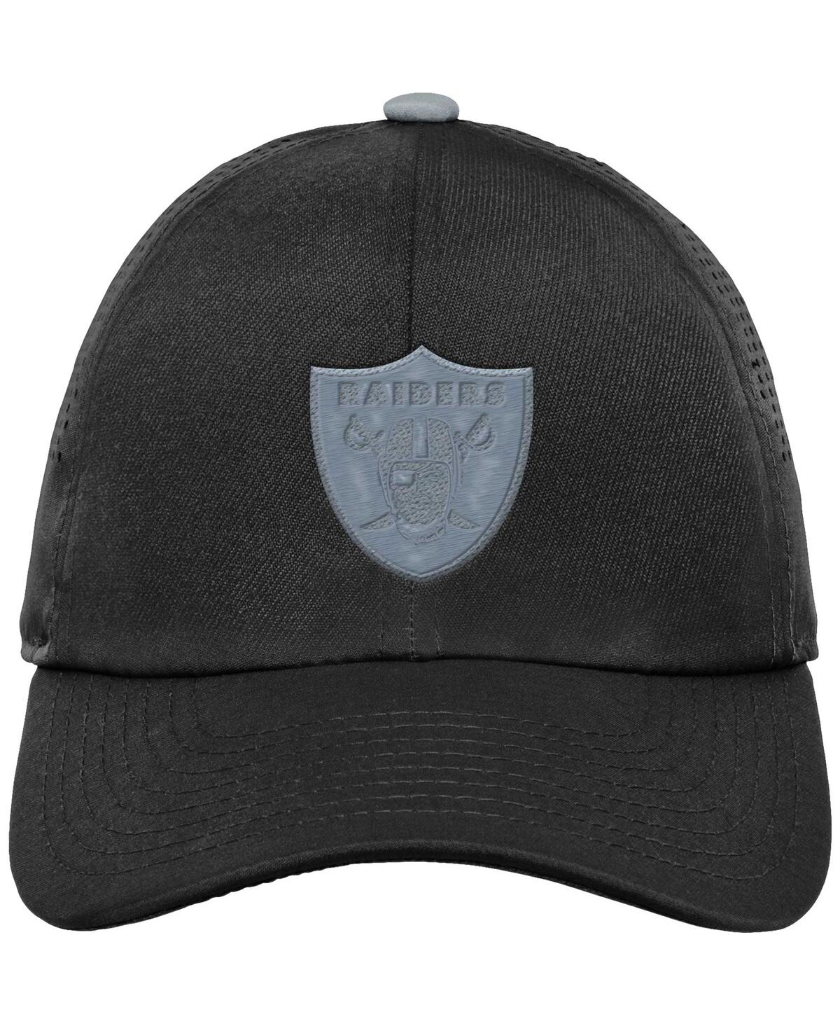 Outerstuff Big Boys And Girls Black Las Vegas Raiders Tailgate Adjustable Hat In Black