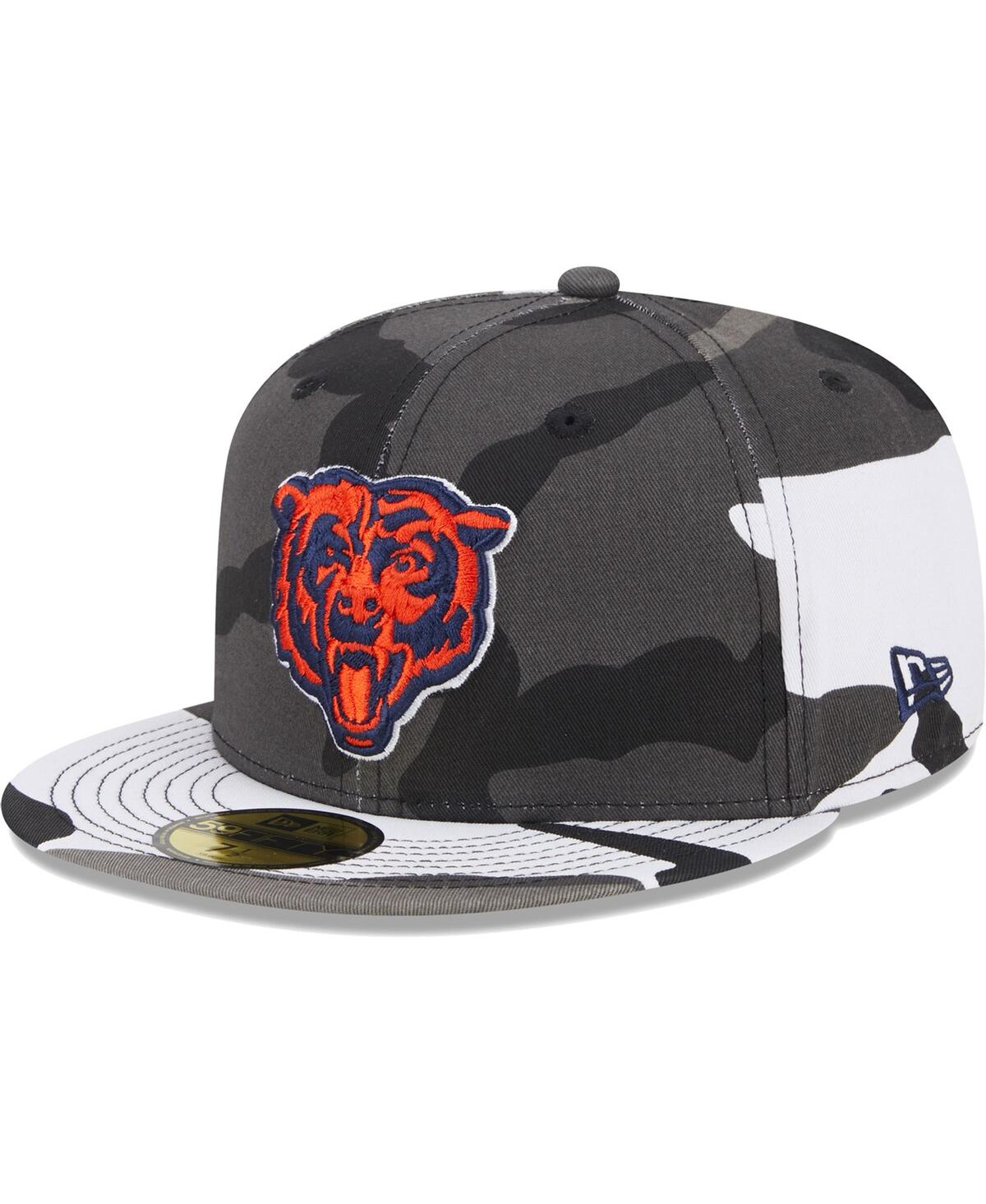 Shop New Era Men's  Chicago Bears Urban Camo 59fifty Fitted Hat