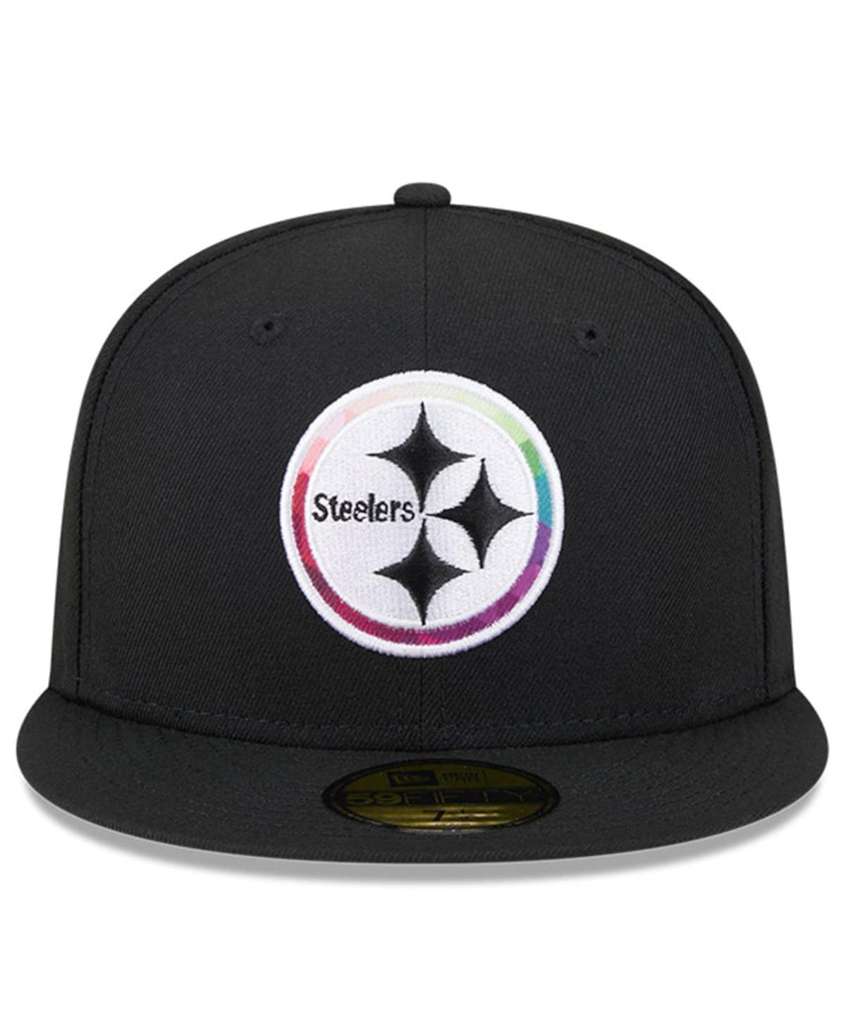 Shop New Era Men's  Black Pittsburgh Steelers 2023 Nfl Crucial Catch 59fifty Fitted Hat