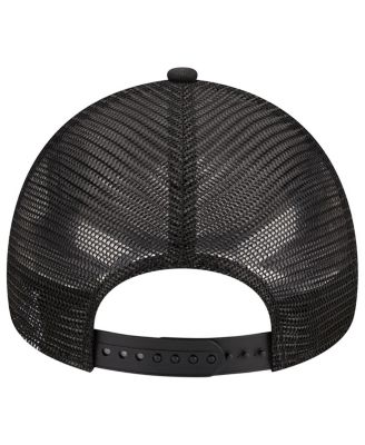 Men's Black Oakland Athletics A-Frame 9FORTY Trucker Adjustable Hat