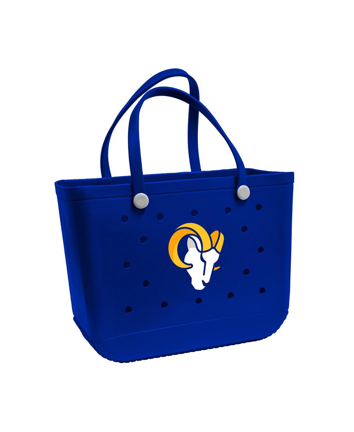 Logo Brands Women's Los Angeles Rams Venture Tote Bag In Blue