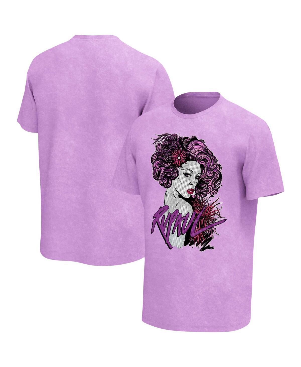 Philcos Men's Rupaul Purple Washed T-shirt