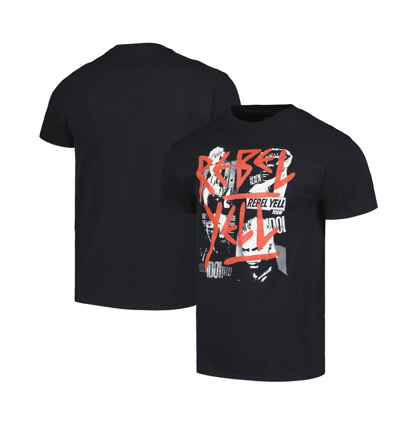 Мужская футболка Manhead Merch Black Billy Idol — фото 1