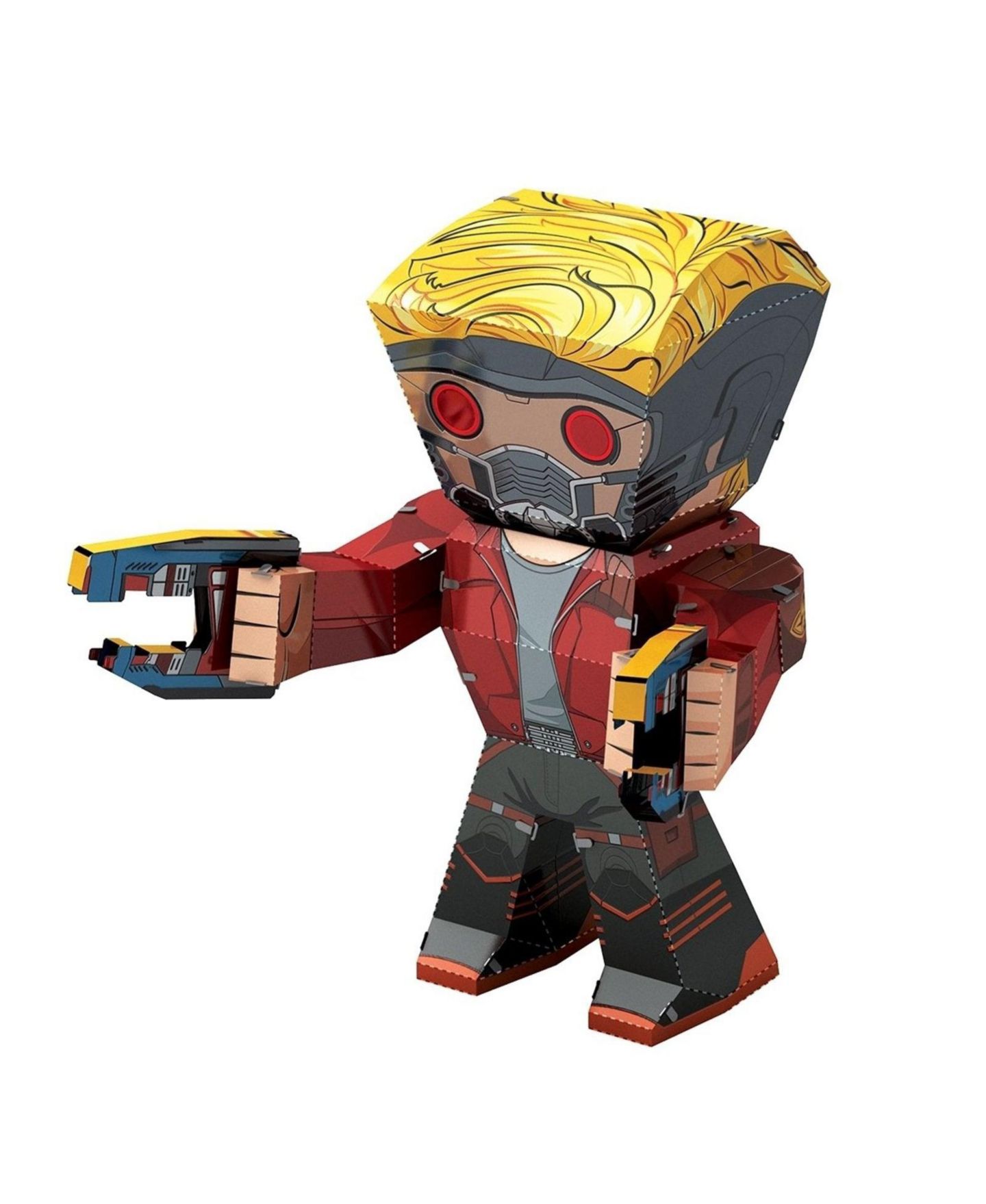 Детские конструкторы Fascinations Metal Earth Legends Guardians Of The Galaxy Star-Lord Steel Model Kit — фото 2