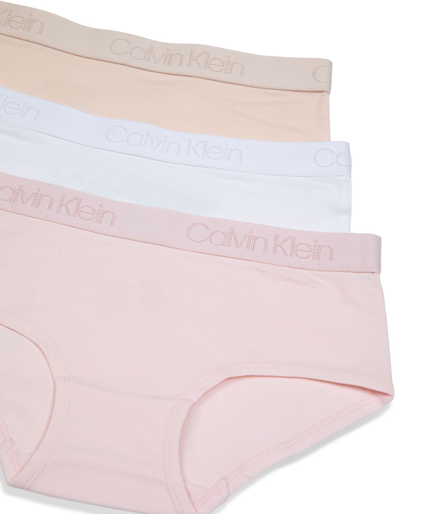 Трусы-хипстер, с логотипом, 3 шт. — Calvin Klein, цвет: Розовый — фото 3
