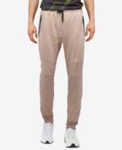 Senjo Beige Cotton Blend Knit Jogger - Custom Fit Pants