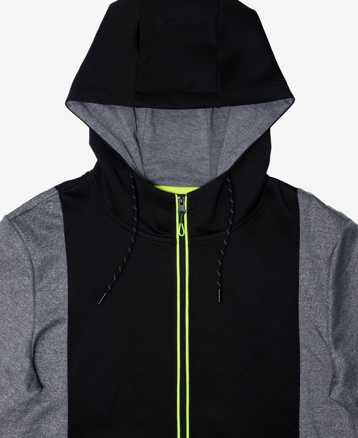 Xray Men's Sport Zip-Up Hoodie - Black, Neon