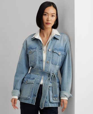 Lauren Ralph Lauren - Women's Belted Denim Field Jacket