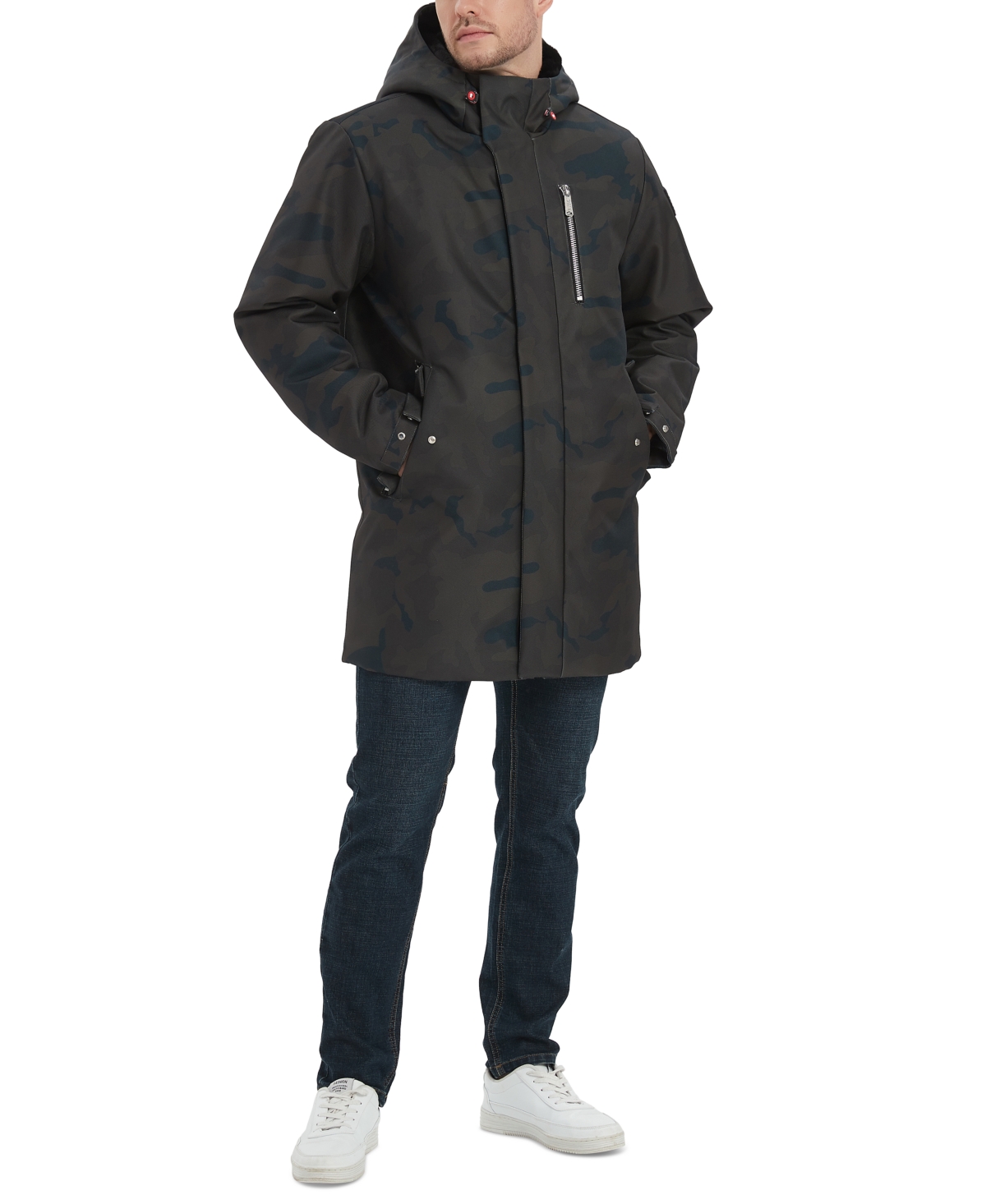 Shop Outdoor United Men's Calvary Twill Faux Fur-lined Parka In Camo
