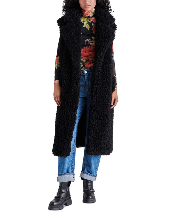 Steve Madden Women s Giada Faux Fur Vest Macy s