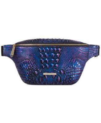 BRAHMIN Tetra Collection Light Denim Harker Belt Bag