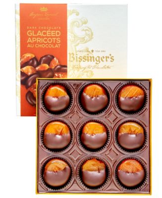 Dark Chocolate Glaceed Apricots, 9 Piece - Macy's