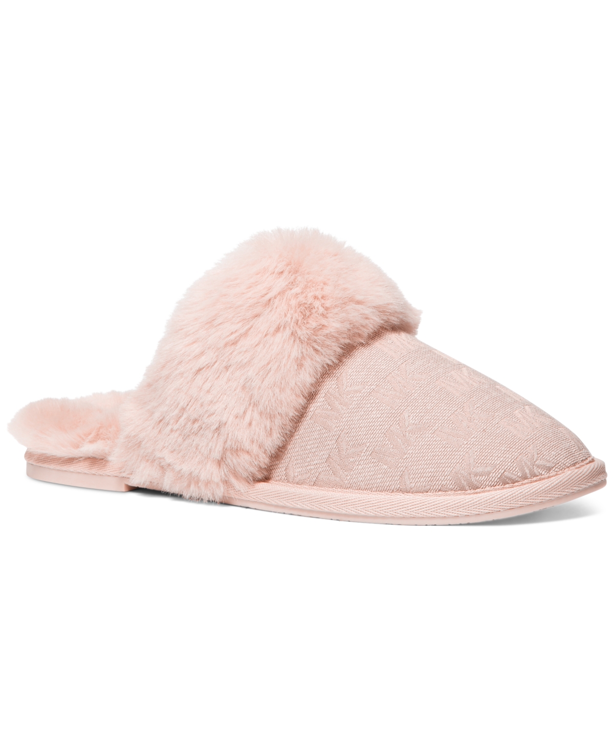Michael Kors Michael  Women's Tula Scuff Slip-on Cozy Slippers In Soft Pink