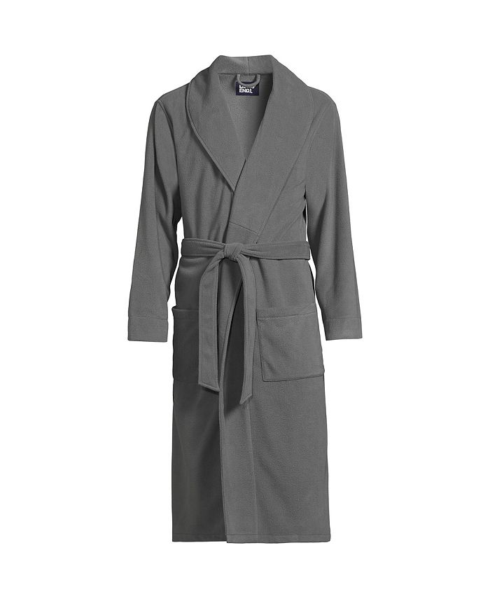 Lands' End Men's Fleece Robe Macy's