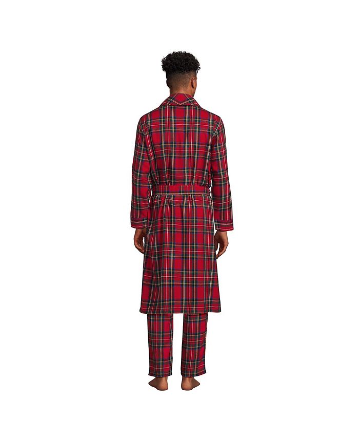 Lands' End Men's Flannel Robe Macy's
