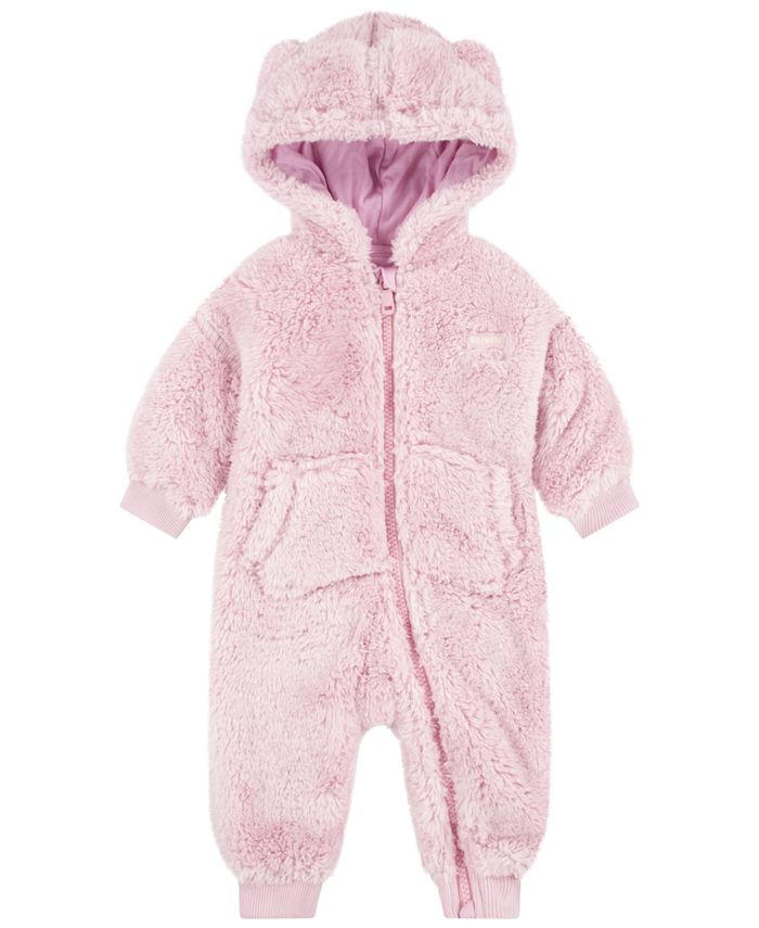 Levi's Baby Boys or Girls Sherpa Bear Long Sleeves Coverall - Macy's