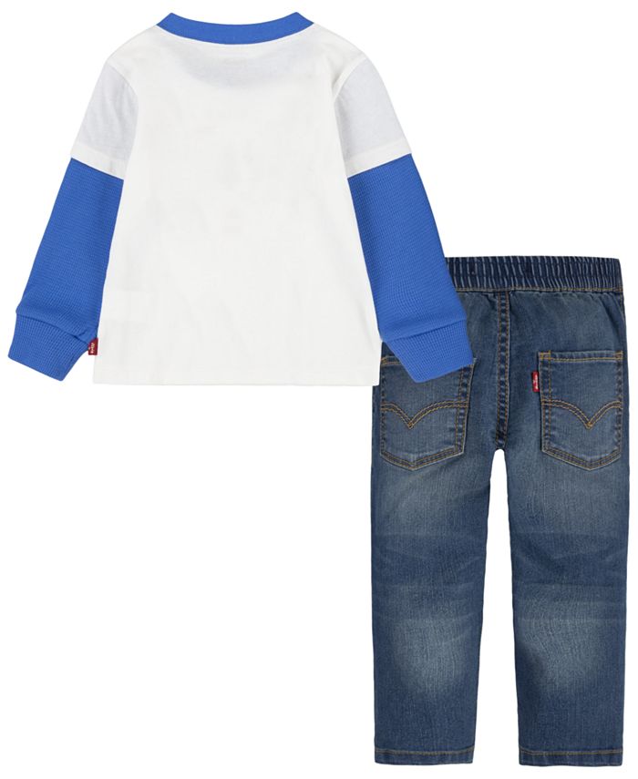 Levi's Baby Boys More Friends Denim Jeans and Tshirt, 2 Piece Set Macy's