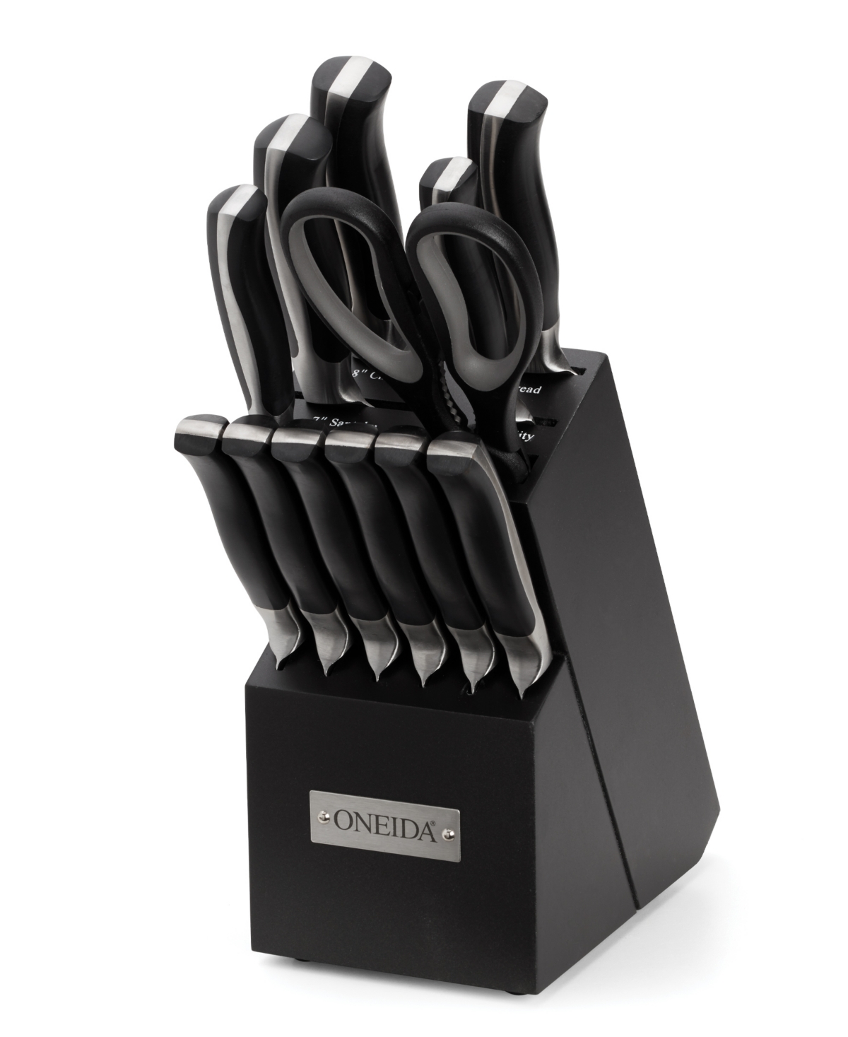 Oneida Vanguard Side 13 Piece Tang Knife Set In Metallic And Stainless