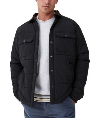 Cotton on puffer fashion jacket mens