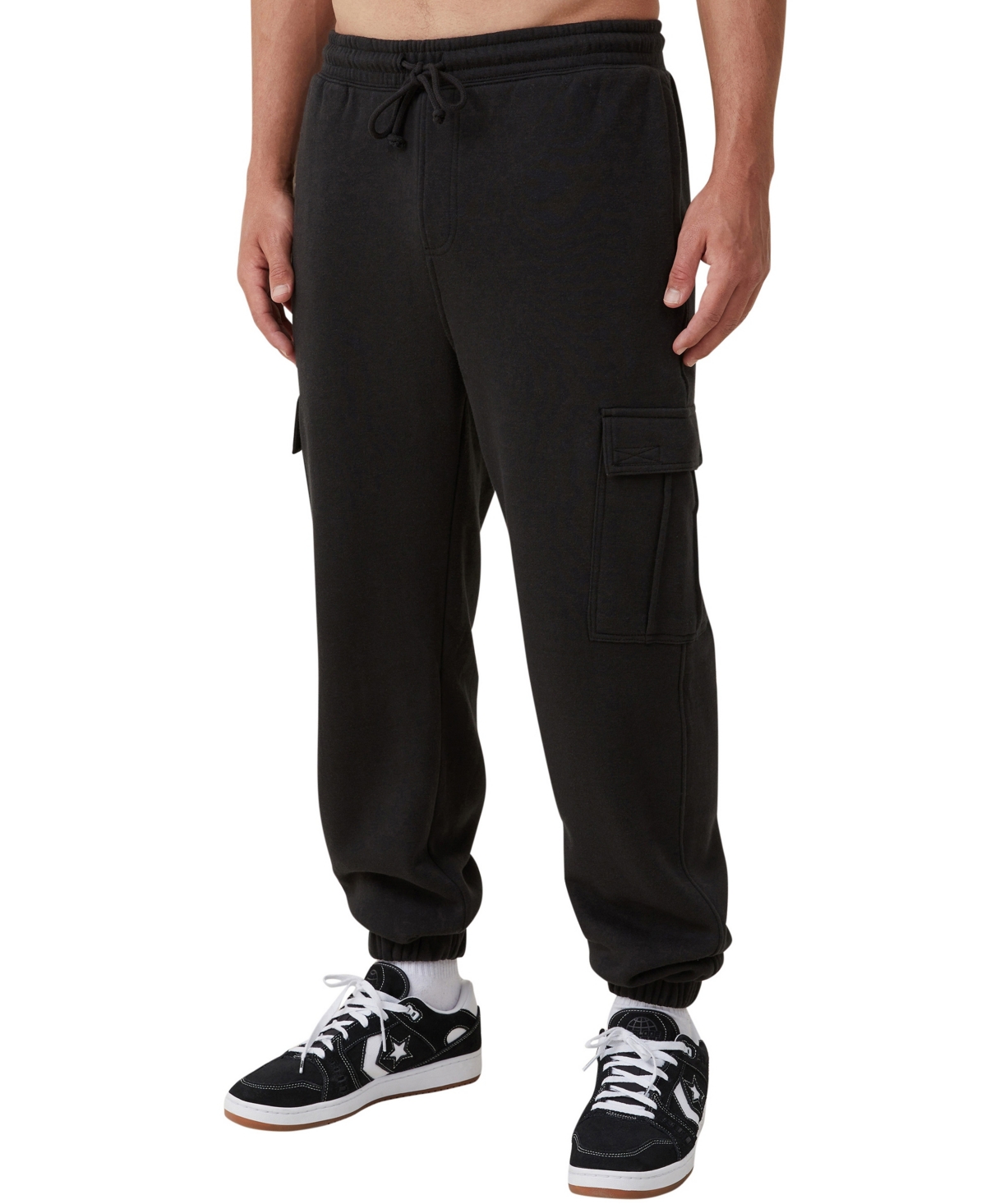 Cotton On Men's Cargo Loose Fit Track Pants In Black