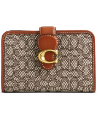 Macys coach hot sale wallet women's