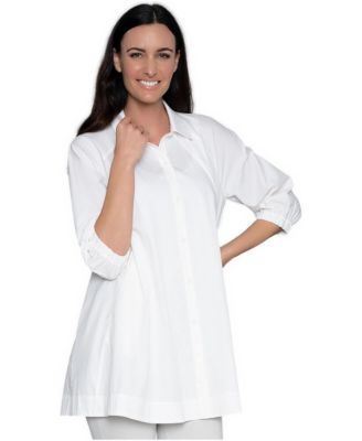 Women's Compliment Tunic Top in Cotton Poplin