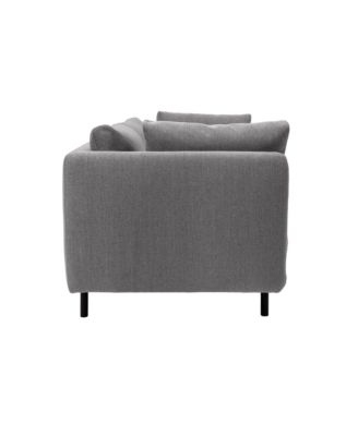 Serenity 79" Polyester with Metal Legs Sofa