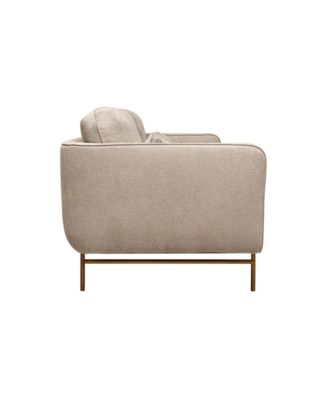 Lilou 77" Polyester, Nylon with Metal Legs Sofa