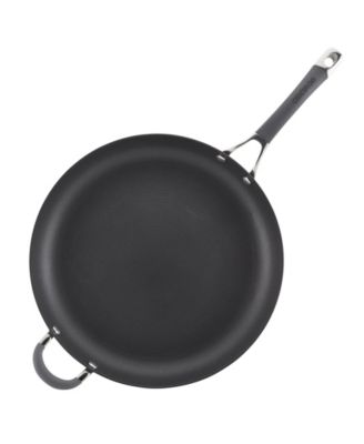 Radiance Hard Anodized Aluminum Nonstick 14" Frying Pan with Helper Handle