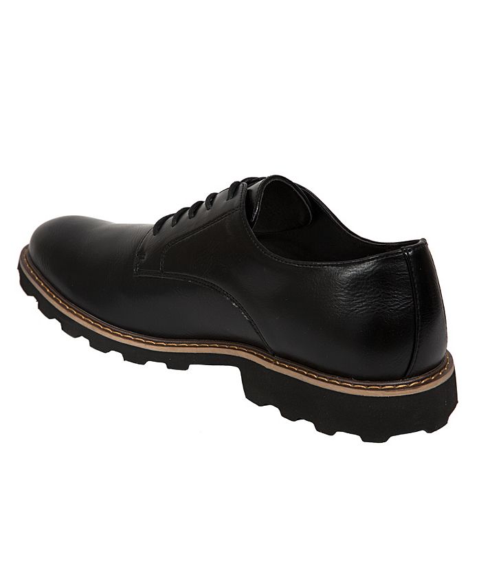 Deer Stags Lisbon Mens S.U.P.R.O. Sock Dress Oxford - Grey - 11 Wide