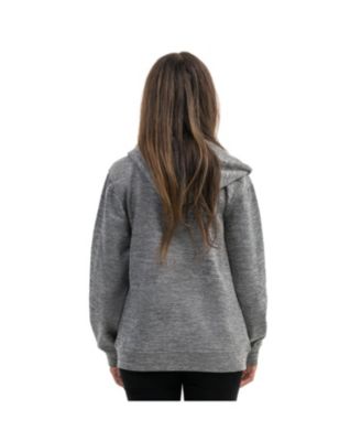 Plus Size Premium Zip-Up Hoodie with Smooth Matte Finish & Cozy Fleece Inner Lining Sweater with Hood