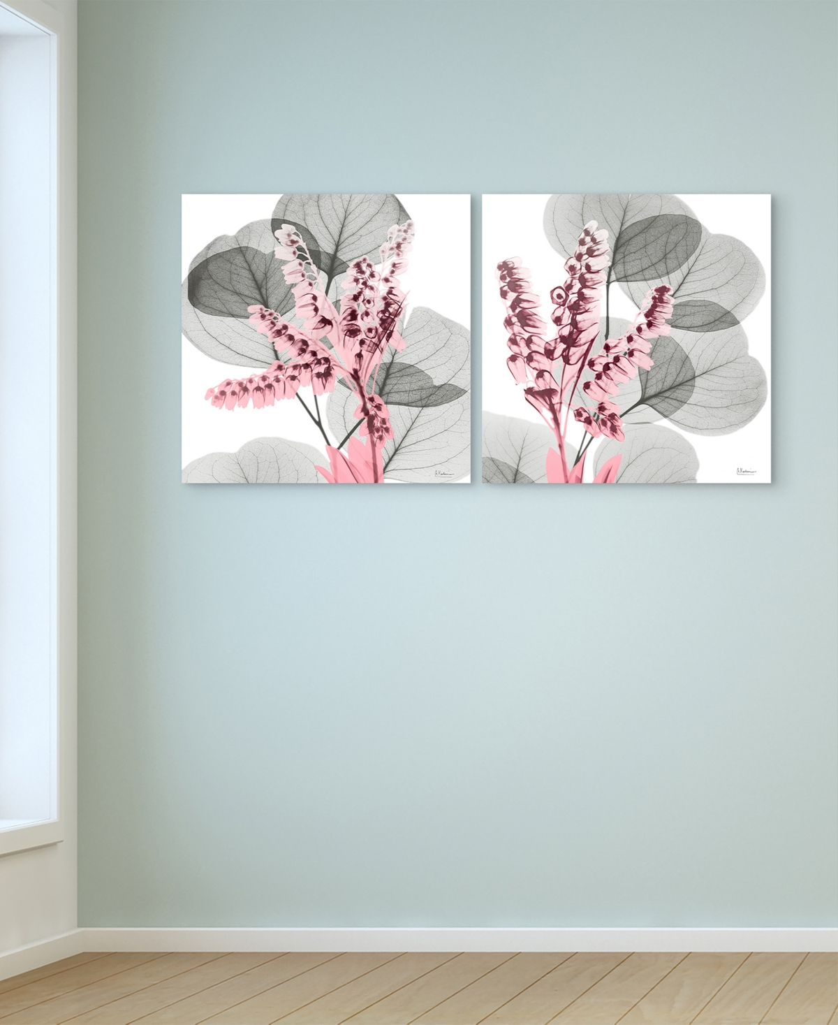 EMPIRE ART DIRECT EUCALYPTUS BUSH 1 2 FRAMELESS FREE FLOATING TEMPERED GLASS PANEL GRAPHIC WALL ART, 24" X 24" X 0.2"  