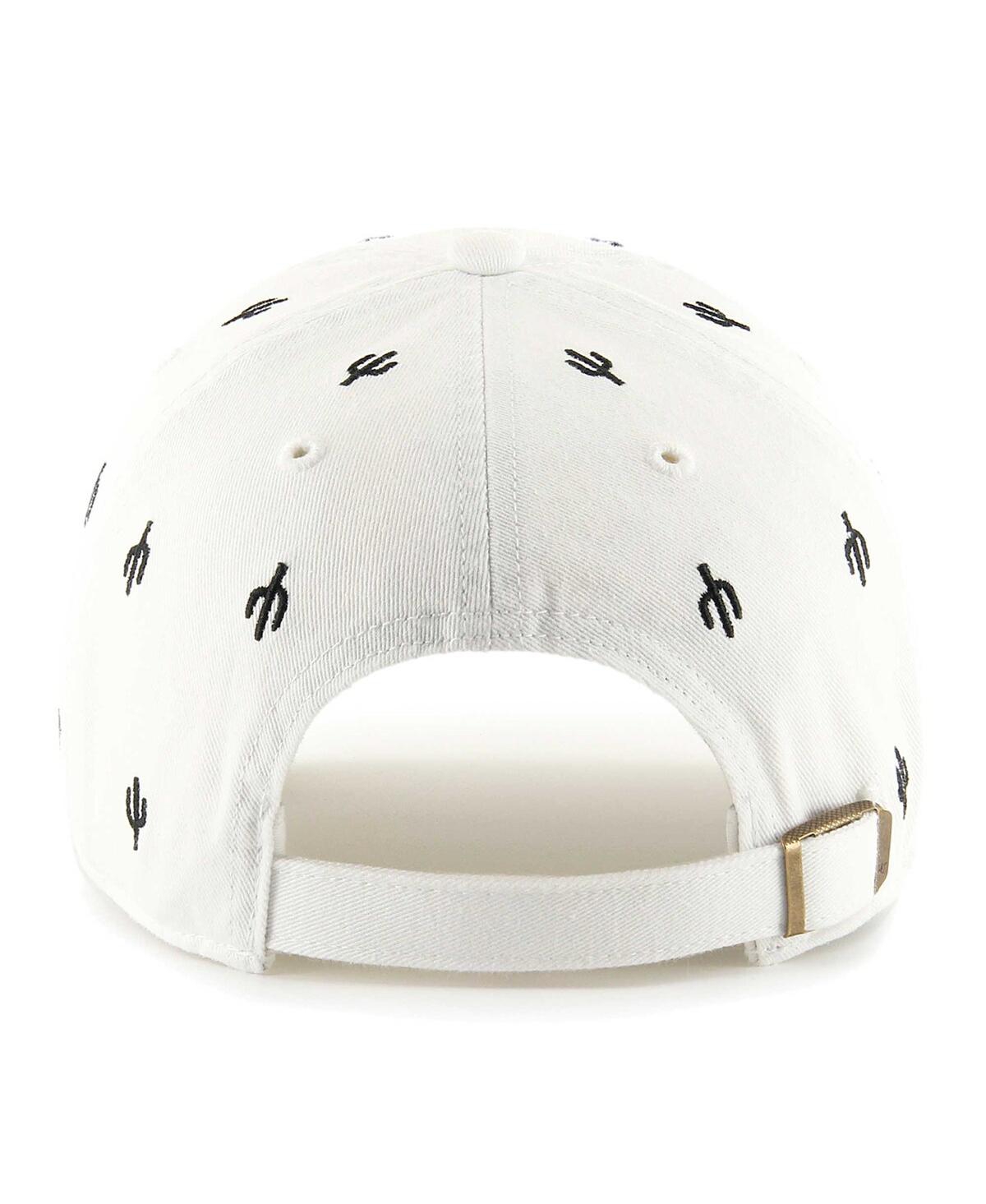 47 Brand Men's And Women's ' White Las Vegas Raiders Confetti Clean Up Adjustable Hat In White
