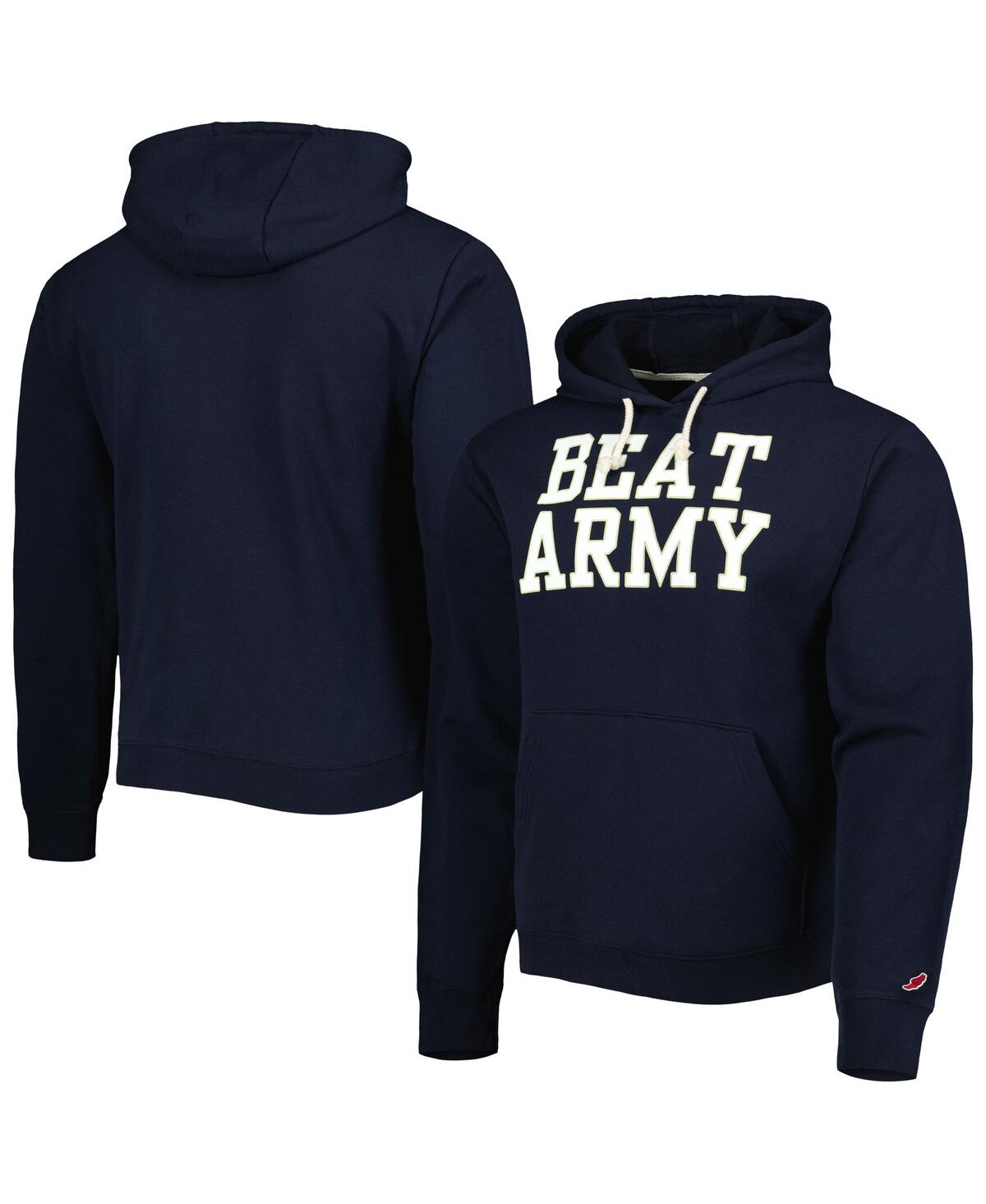 Men's League Collegiate Wear Navy Navy Midshipmen Local Essential Fleece Pullover Hoodie - Navy