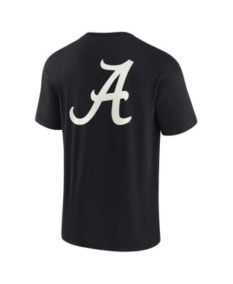 Men's and Women's Black Alabama Crimson Tide Super Soft Short Sleeve T-shirt