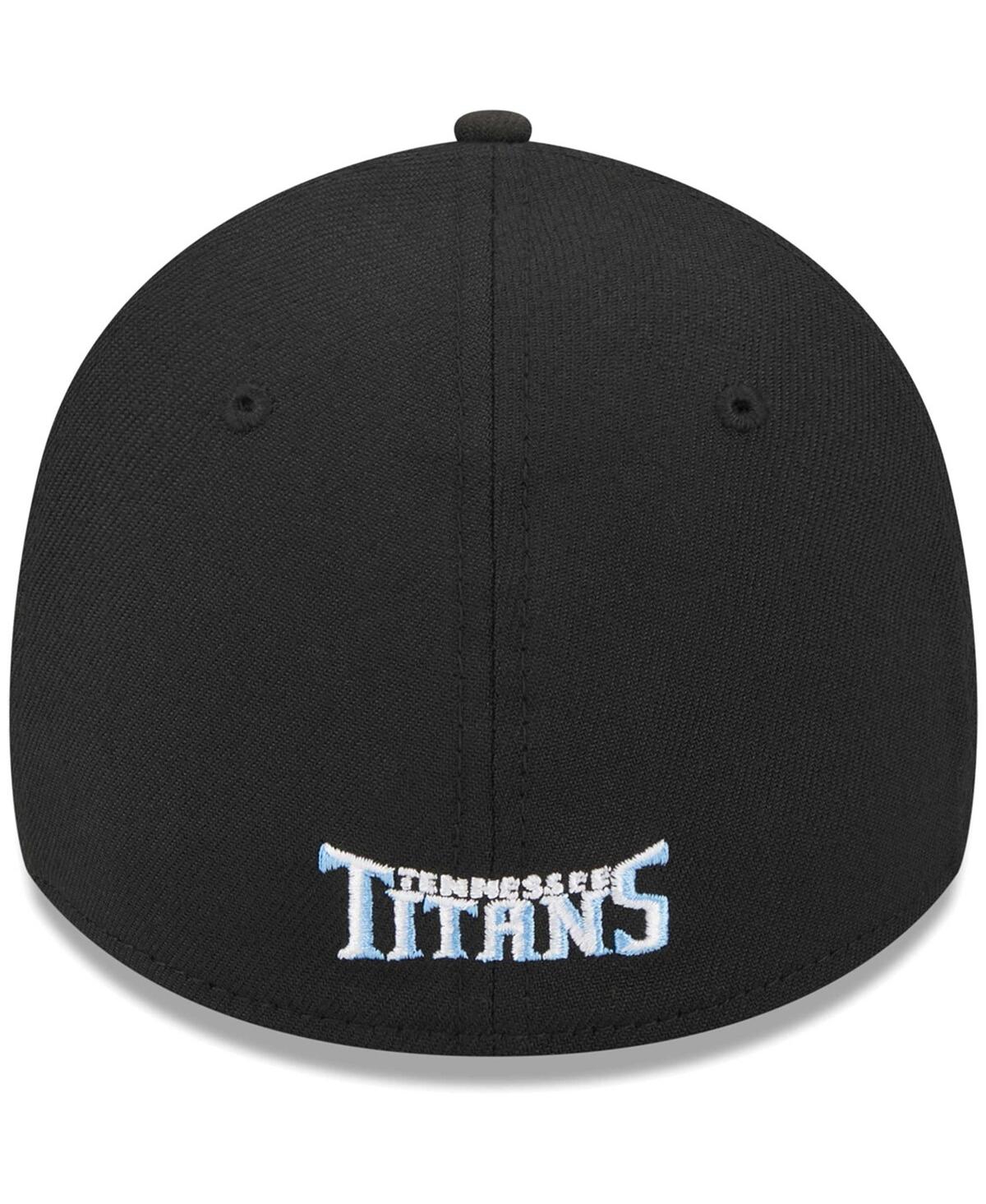 Men's New EraTennessee Titans Main 39THIRTY Flex Hat - Black