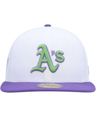 Men's White Oakland Athletics 1989 World Series Side Patch 59FIFTY Fitted Hat