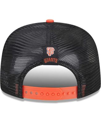 Men's Black San Francisco Giants Speed Golfer Trucker Snapback Hat