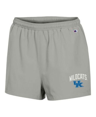 Women's Gray Kentucky Wildcats Football Fan High Waist Shorts