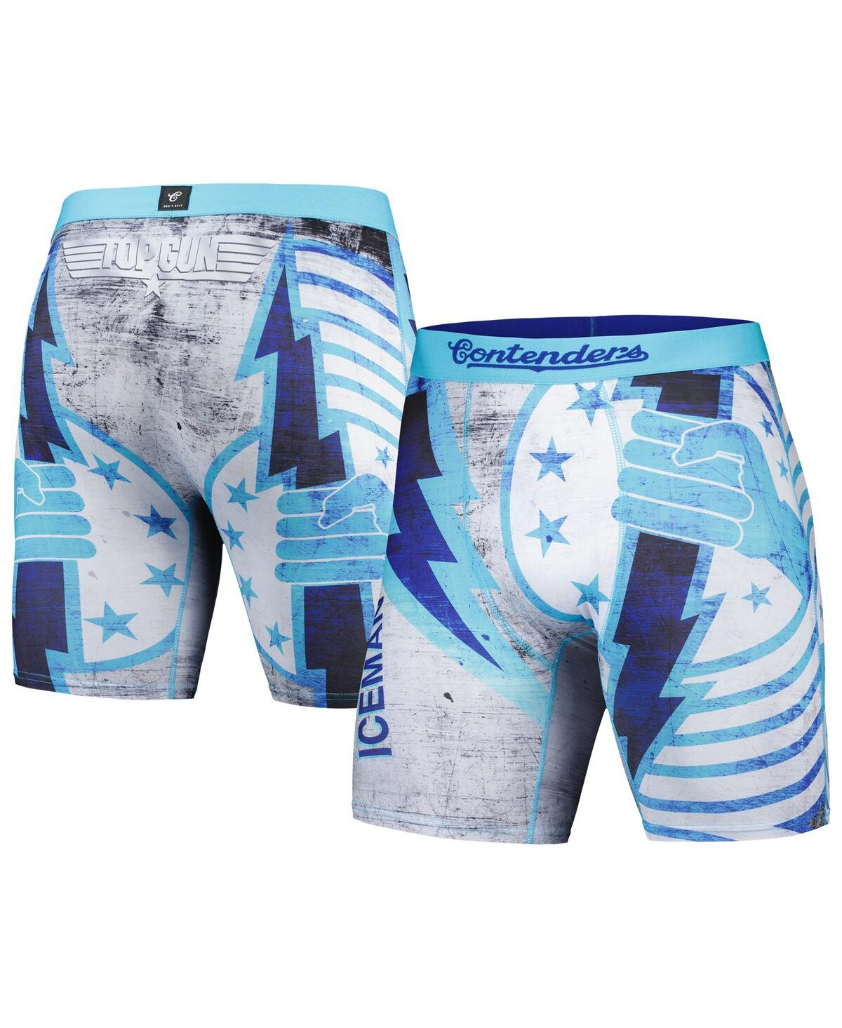 Men's Contenders Clothing Light Blue Top Gun Ice Man Boxer Briefs - Light Blue