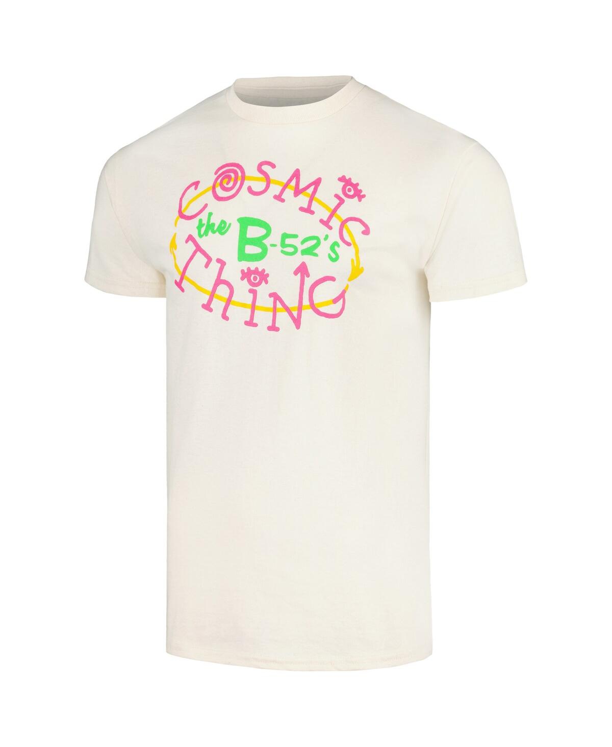 Shop Manhead Merch Men's  Cream The B-52's Cosmic Thing Graphic T-shirt