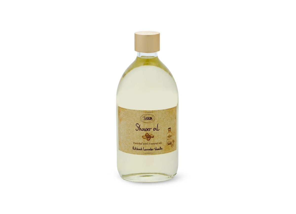 Shower Oil - Nourishing Body Cleanser - Patchouli lavender vanilla