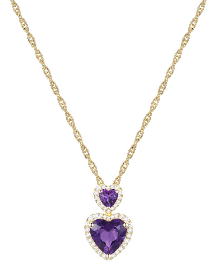 Amethyst necklace macys store
