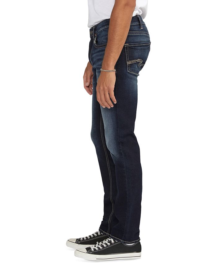 Silver Jeans Co. Men's Slim-Fit Slim-Leg Flex Denim Jeans - Macy's