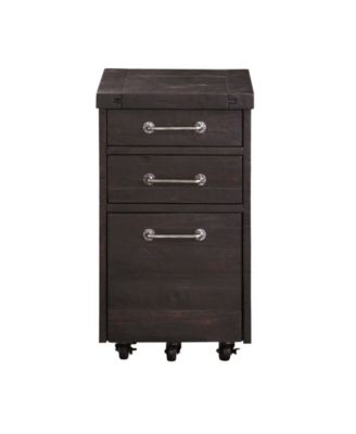 Yosemite 28" Wood Rollling File Cabinet