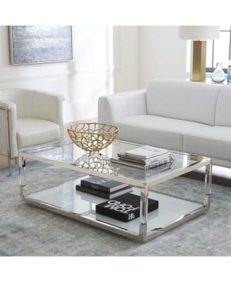 Jasper 48" Glass Coffee Table