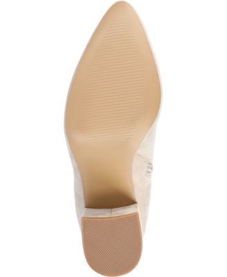 Journee Collection Women's Ameylia Wide Calf Block Heel Knee High Boots